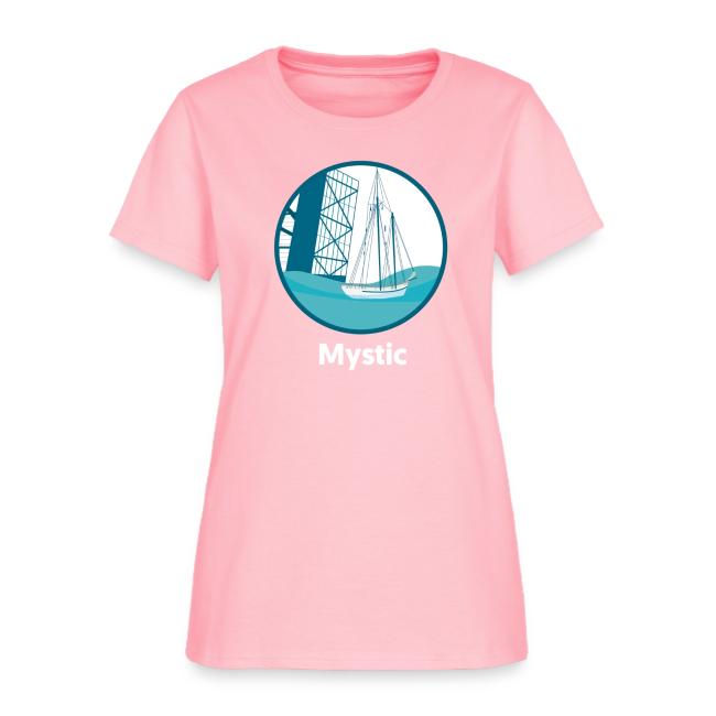 Mystic CT Drawbridge Men's Tri Tee Shirt