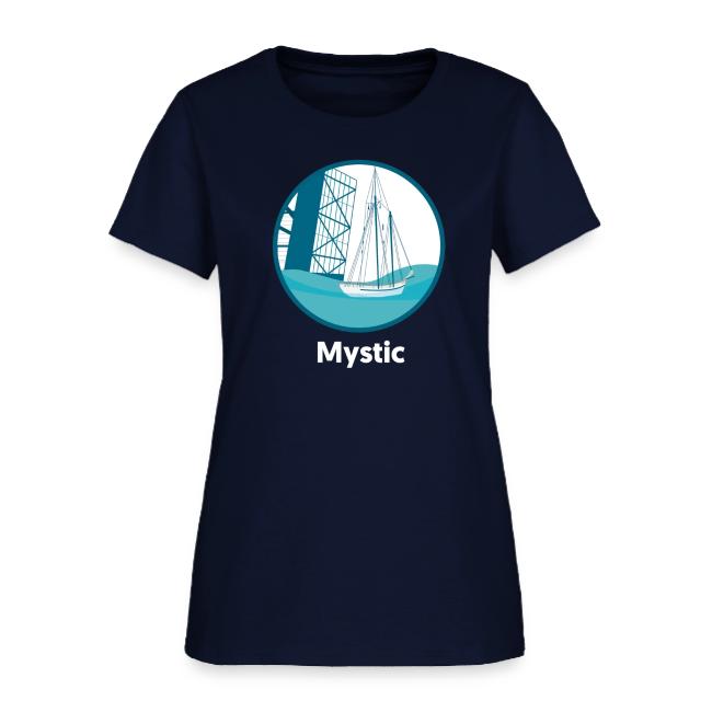 Mystic CT Drawbridge Men's Tri Tee Shirt