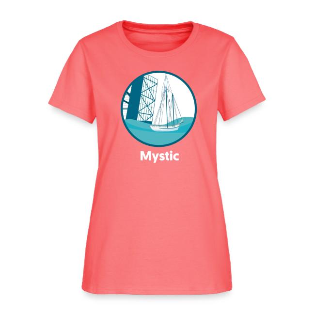 Mystic CT Drawbridge Men's Tri Tee Shirt