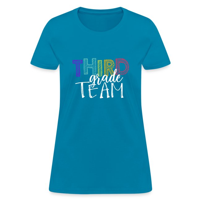 Third Grade Team Grade Level Team Teacher T-Shirts