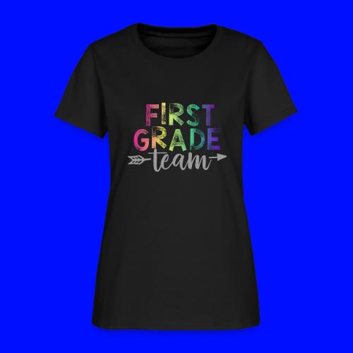 First Grade Team Teacher T-Shirts Rainbow - Women's T-Shirt