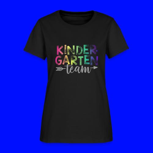 Kindergarten Team Teacher T-Shirts Rainbow - Women's T-Shirt