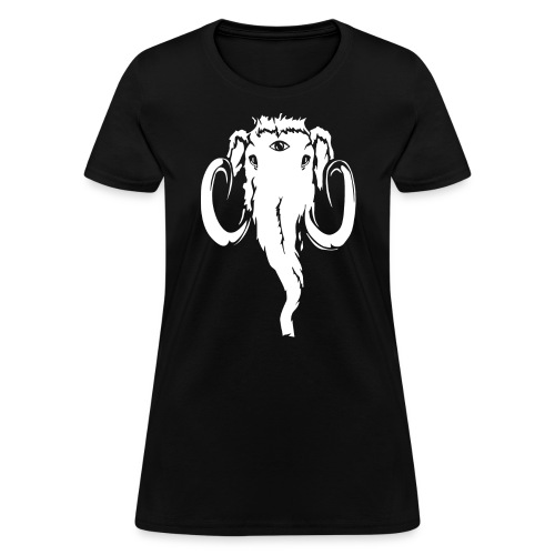 Just Mammoth white on transparent png - Women's T-Shirt