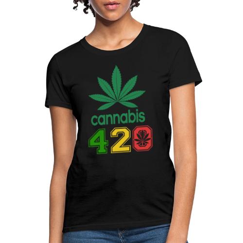 Light Hearted 420 Make It Legal Weed Marijuana - Women's T-Shirt
