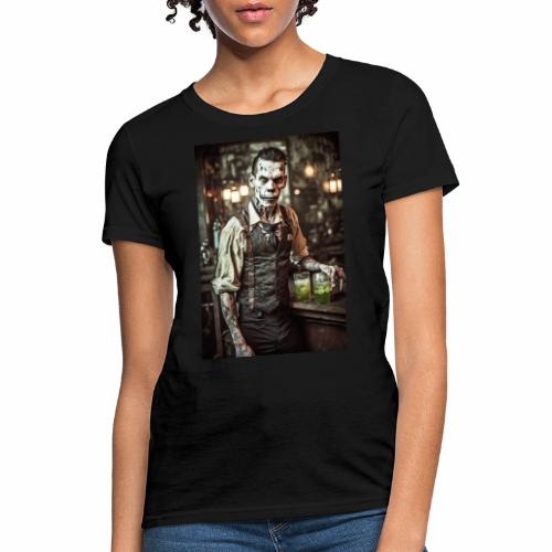 Zombie Bartender 03: Zombies In Everyday Life - Women's T-Shirt