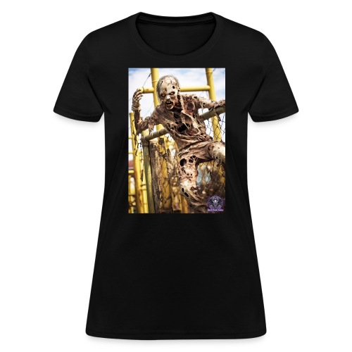 Zombie Kid Playground B08: Zombies Everyday Life - Women's T-Shirt