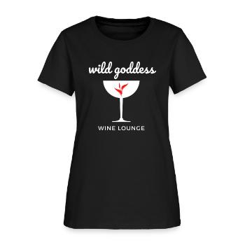 Wild Goddess Wine Lounge - Women's T-Shirt - black - Front