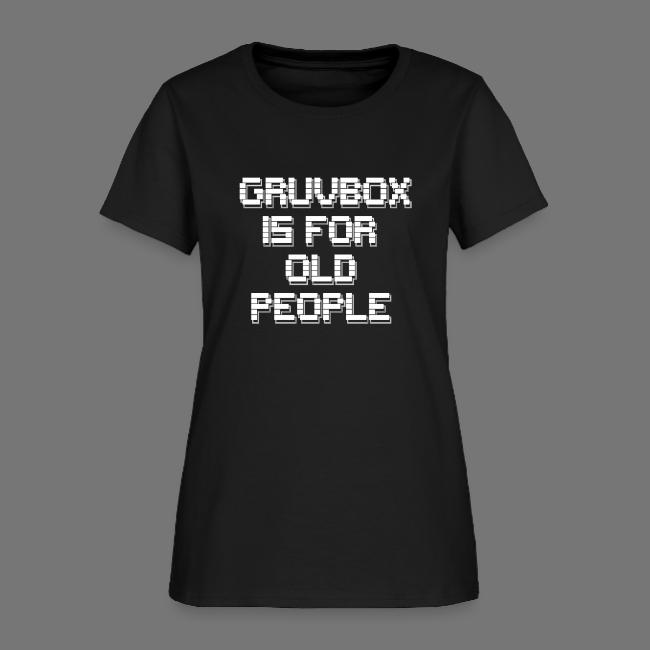 Gruvbox Old People ASCII