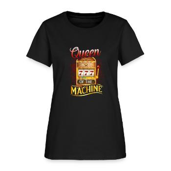 Casino Gambling Slot Machine Queen - Women's T-Shirt - black - Front