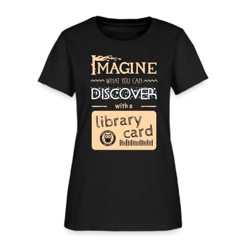 Library Card Sign-up Month - DISCOVER - Women's T-Shirt