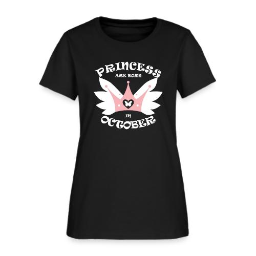 Princess Are Born In October - Women's T-Shirt