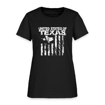 United States of Texas Texas Born and Raised - Women's T-Shirt - black - Front