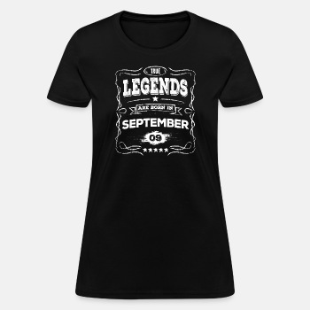 True legends are born in September - T-shirt for women