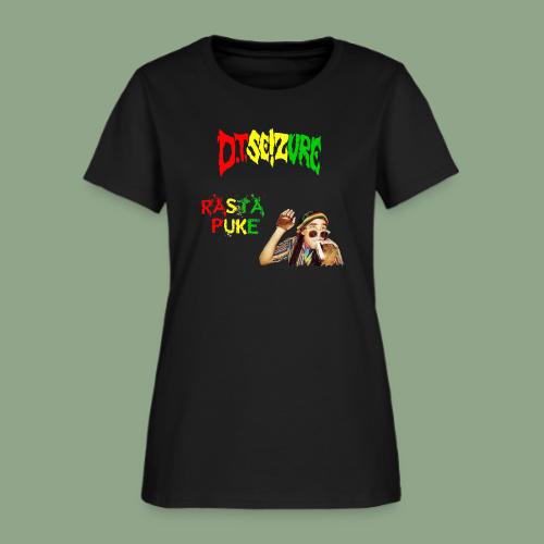 D.T. Seizure - Rasta Puke T-Shirt - Women's T-Shirt