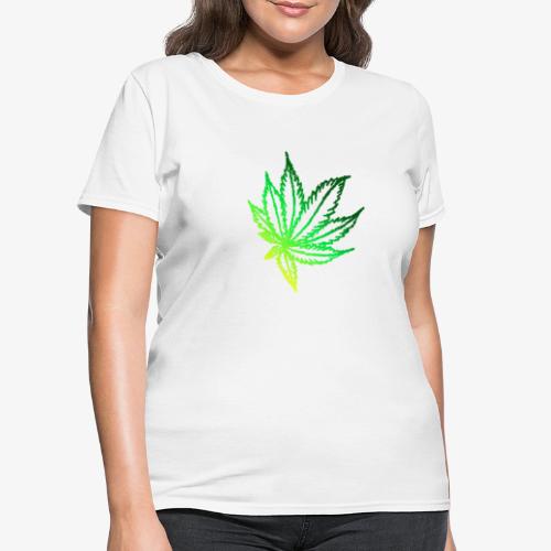green leaf - Women's T-Shirt