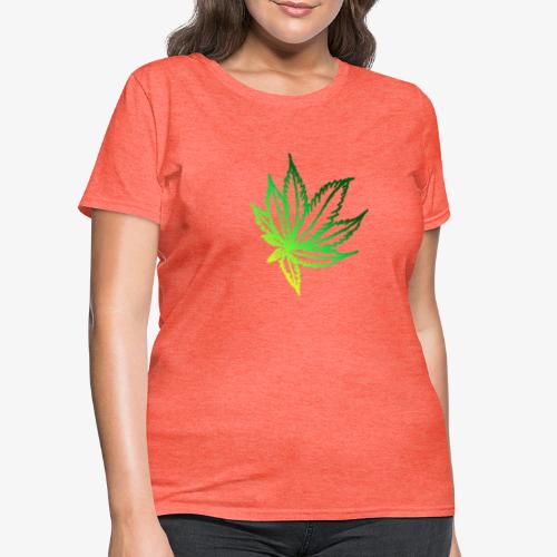 green leaf - Women's T-Shirt
