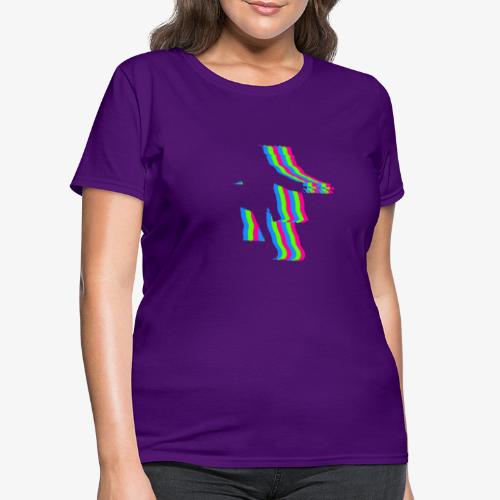 silhouette rainbow cut 1 - Women's T-Shirt