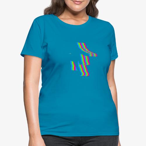 silhouette rainbow cut 1 - Women's T-Shirt