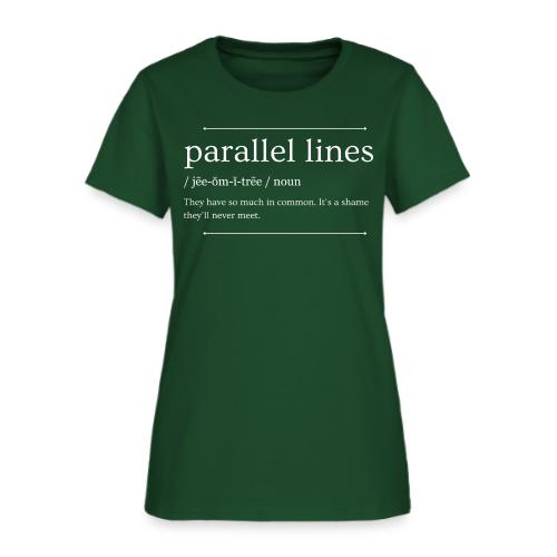 Parallel Lines Never Meet - Women's T-Shirt