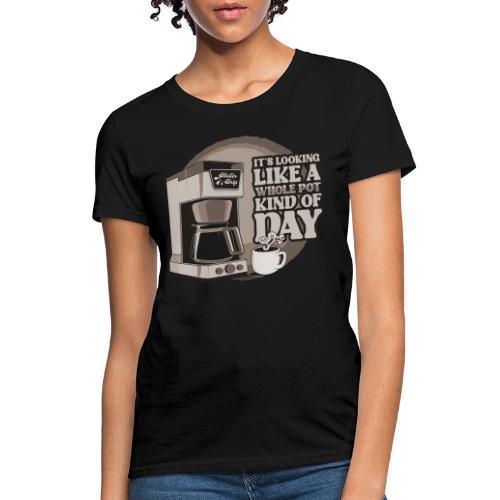 Retro Drip Coffee Maker Technical Drawing Shirt - Women's T-Shirt