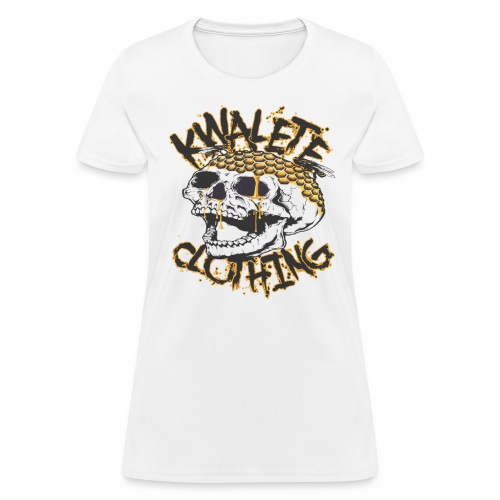 Kwalete Fly Skull Official Black Yellow MMXXII - Women's T-Shirt