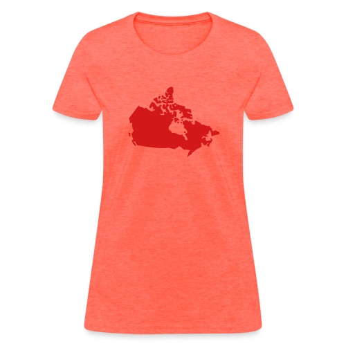 Map of Canada - Women's T-Shirt