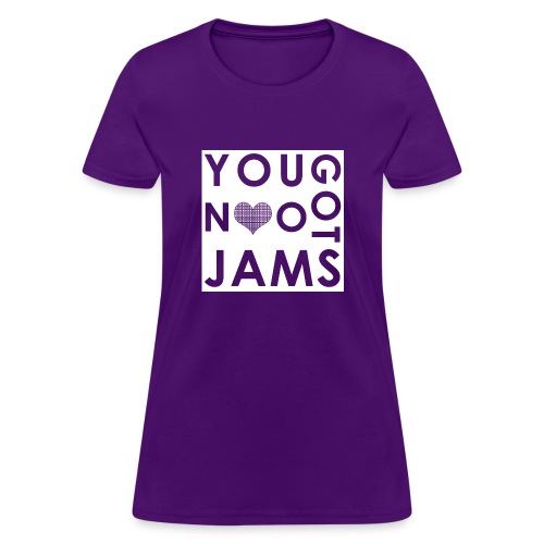 NO JAMS White Cutout - Women's T-Shirt