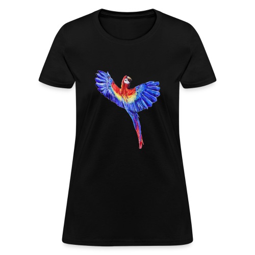 Scarlet macaw parrot - Women's T-Shirt