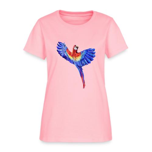 Scarlet macaw parrot - Women's T-Shirt