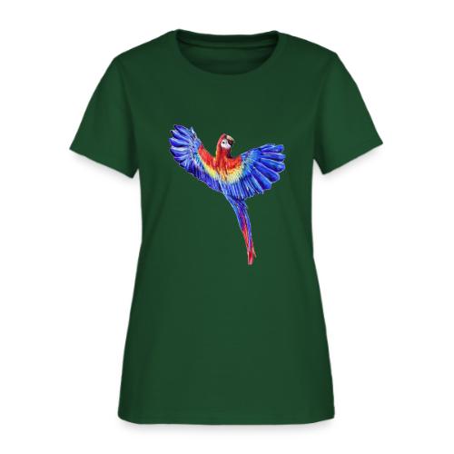 Scarlet macaw parrot - Women's T-Shirt
