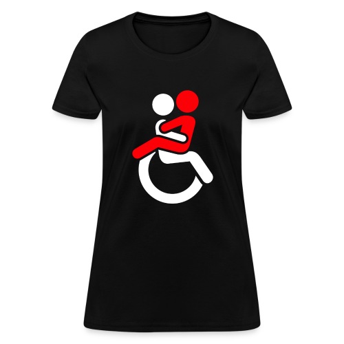 Wheelchair Love for adults. Humor shirt - Women's T-Shirt