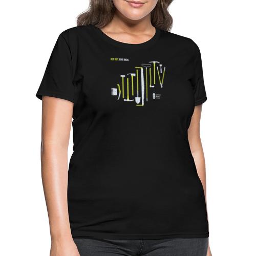 Get Out. Give Back. Trail Tool Arrangement - Women's T-Shirt