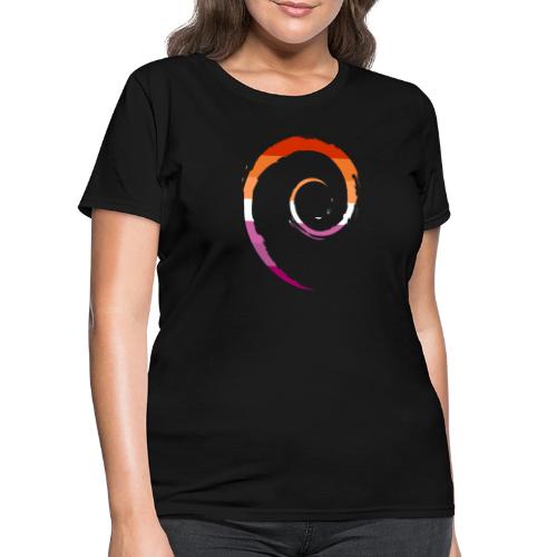 Lesbian Swirl Logo - Women's T-Shirt