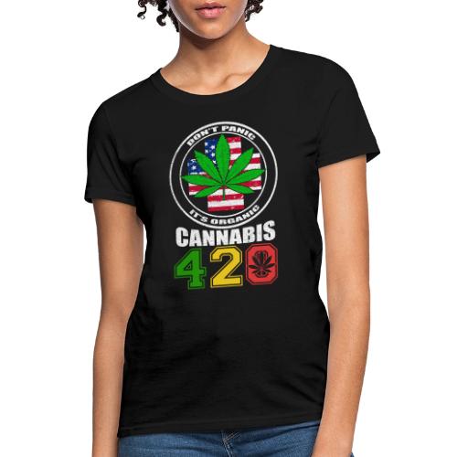 Side Splitting 420 My Medical Weed Marijuana - Women's T-Shirt