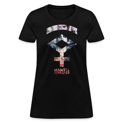 Mantis and the Prayer- Symbol Design - Women's T-Shirt