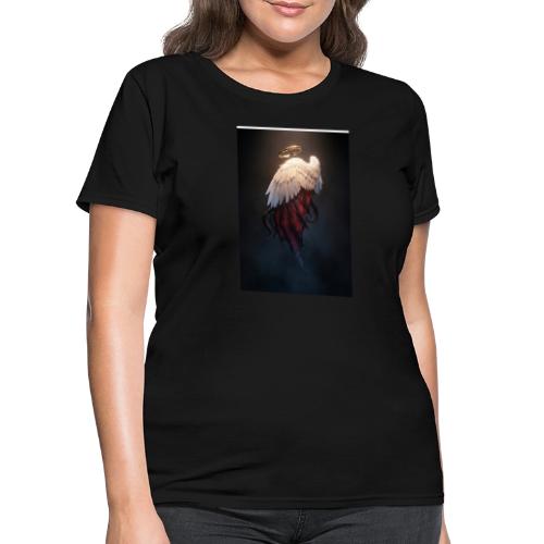 Angel vs Demon Wings Dark Aesthetic Gothic T-Shirt - Women's T-Shirt