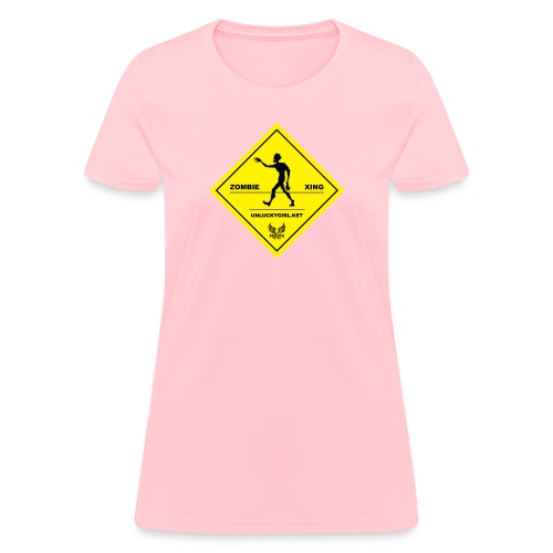 Zombie Crossing png - Women's T-Shirt