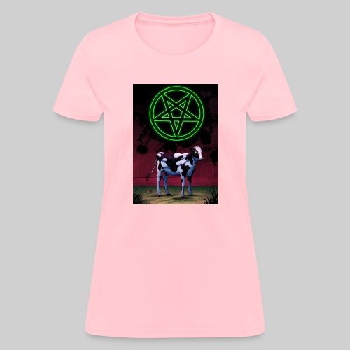 Satanic Cow - Women's T-Shirt