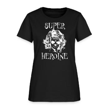 Super Heroine - Women's T-Shirt - black - Front