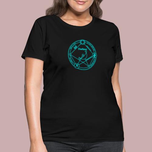 darknet logo cyan - Women's T-Shirt