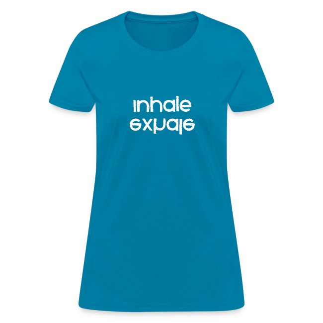 inhale exhale inverted white