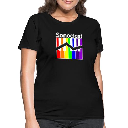 Sonoclast Rainbow Keys (for dark backgrounds) - Women's T-Shirt