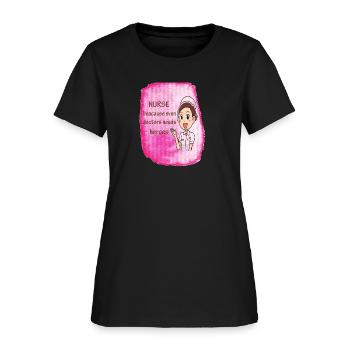 NURSE is a hero - Women's T-Shirt - black - Front