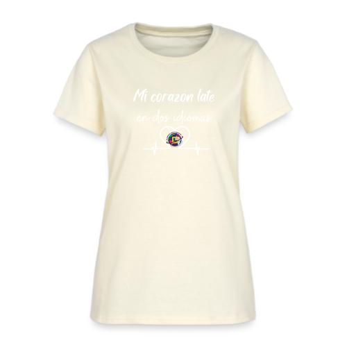 Spanish Immersion Shirts logo White - Women's T-Shirt