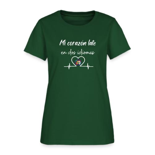 Spanish Immersion Shirts logo White - Women's T-Shirt