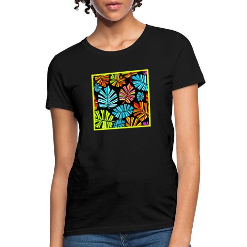 Vibrant Foliage Radiance Neon Elegance - Women's T-Shirt