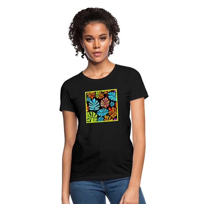 Vibrant Foliage Radiance Neon Elegance