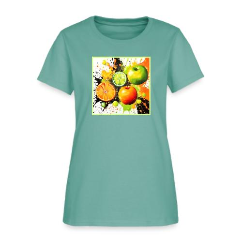 Apple and Citrus Burst - Women's T-Shirt