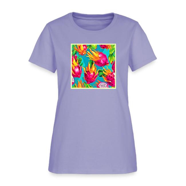 Vibrant Dragoon Fruit Pattern