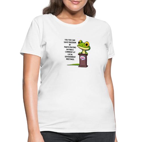 Public Comment Lizard Design - Women's T-Shirt